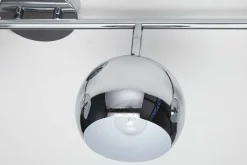 Moderne Deckenleuchte BUBBLE 105cm silber Chrom Pendelleuchte