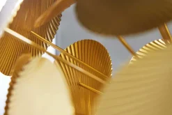 Moderne Design Hängeleuchte INFINITY HOME 65cm gold Pendelleuchte