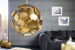 Moderne Design Hängeleuchte INFINITY HOME 65cm gold Pendelleuchte
