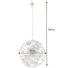 Moderne Design Hängeleuchte INFINITY HOME 65cm Glas gold Pendelleuchte