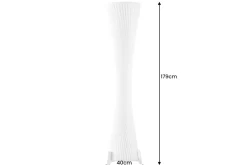 Moderne Design Stehlampe PARIS X 180cm weiß Stehleuchte