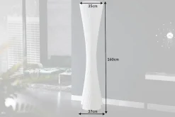 Moderne Design Stehlampe PARIS X 160cm weiß Stehleuchte