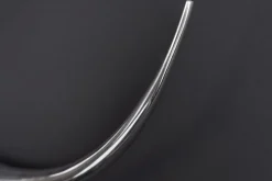 Moderne Design Wanddekoration BULL XL 120cm silber Aluminium Stierkopf