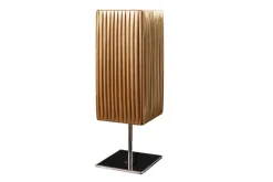 Moderne Designer Tischlampe PARIS 43cm gold Tischleuchte