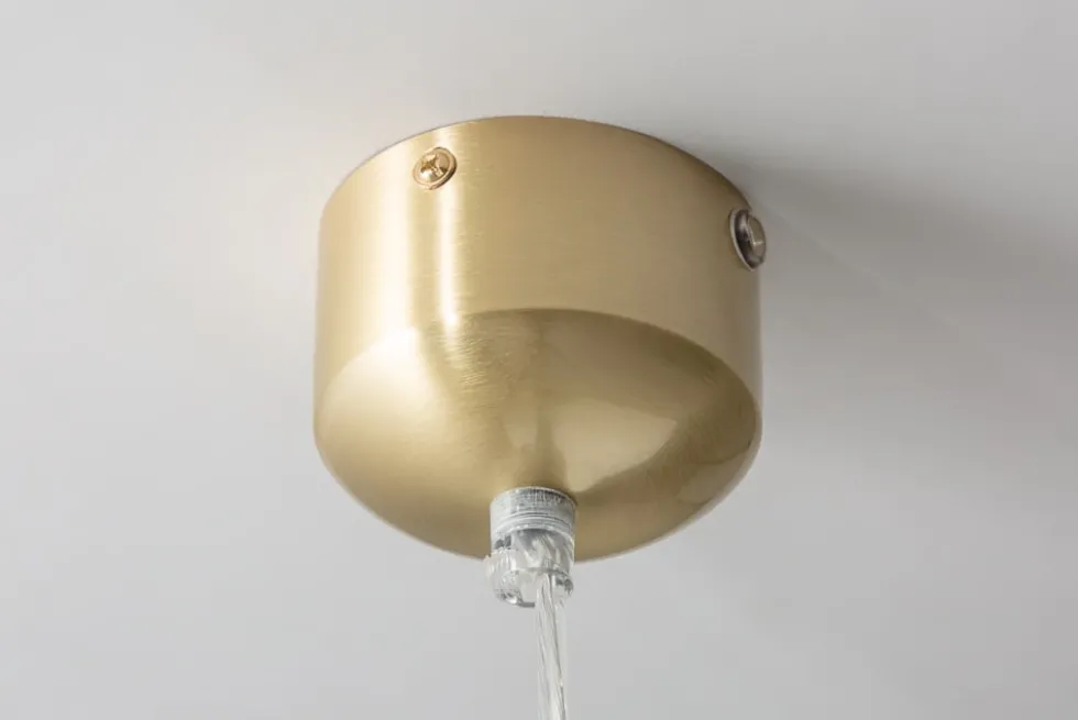Moderne Hängeleuchte GOLDEN BALL 30cm gold Hängelampe höhenverstellbar