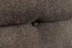 Moderne Sitzbank BIG GEORGE 160cm taupe Flachgewebe Taschenfederkern schwarz