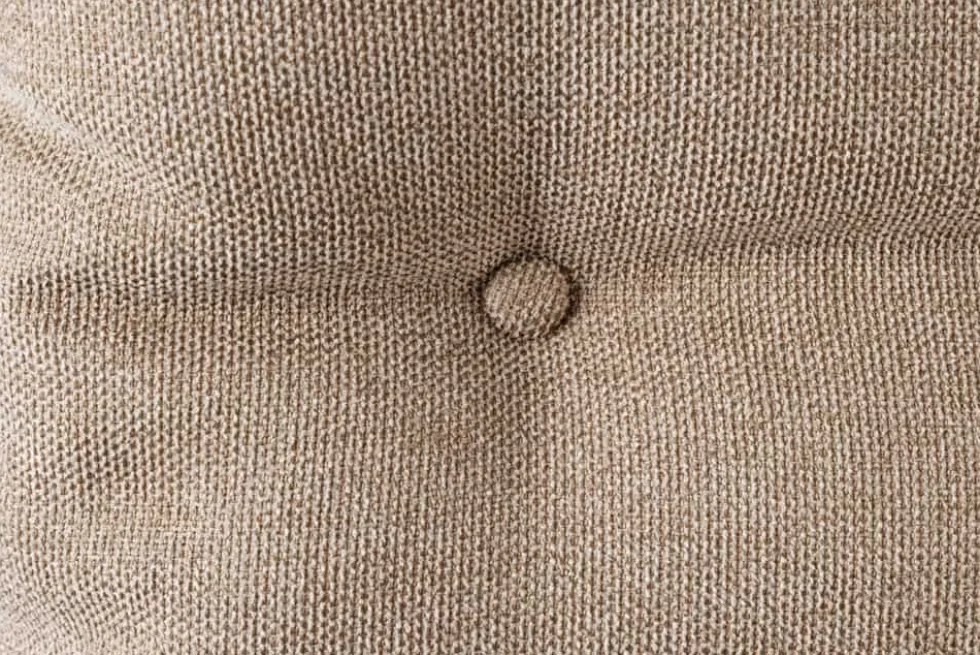 Moderne Sitzbank BIG GEORGE 160cm champagner beige Samt Strukturstoff Taschenfederkern