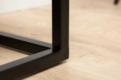 Moderne Sitzbank PETIT BEAUTÉ 110cm silbergrau Samt schwarzes Gestell