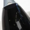 Moderne Tischlampe CARLA 60cm schwarz silber mit Leinenschirm