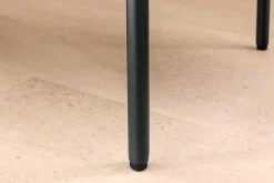 Moderne Truhenbank LOFT 100cm weiß Bouclé Sitzbank mit Stauraum gepolstert schwarz Metall