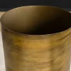 Moderne Vase SANDGLASS L 55cm messing Eisen handmade beidseitig nutzbar
