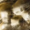 Moderne Wanddekoration VARIATION 105cm gold Metall handmade