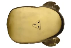 Moderne Wandlampe RHINO 40cm gold Nashorn-Skulptur handmade