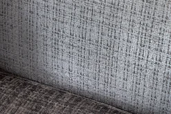 Moderne XXL Wohnlandschaft SIGNATUR 370cm grau Chenille Cremona U-Form Sofa inkl. Kissen