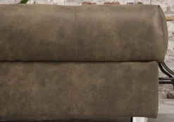 Moderne XXL Wohnlandschaft KENT 305cm taupe Federkern Bigsofa inkl. Hocker