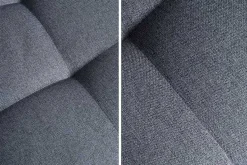 Moderne XXL Wohnlandschaft KENT 305cm anthrazit Federkern Bigsofa inkl. Hocker