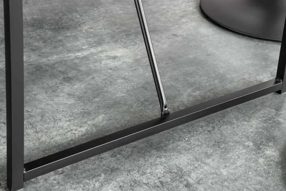 Moderner Bartisch SLIM LINE 120cm graphit Metall Tresen Stehtisch
