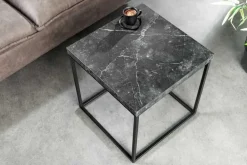 Moderner Beistelltisch ARCHITECTURE 45cm graphit Metallgestell
