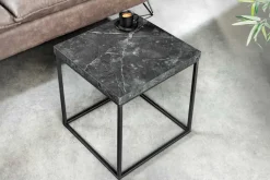 Moderner Beistelltisch ARCHITECTURE 45cm graphit Metallgestell