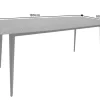 Moderner Esstisch MILANO 180cm anthrazit Keramik schwarze Metallbeine