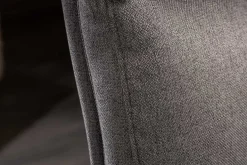 Moderner Freischwinger Stuhl COMFORT grau mit Komfortgriff