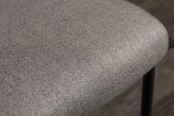 Moderner Freischwinger Stuhl COMFORT grau mit Komfortgriff