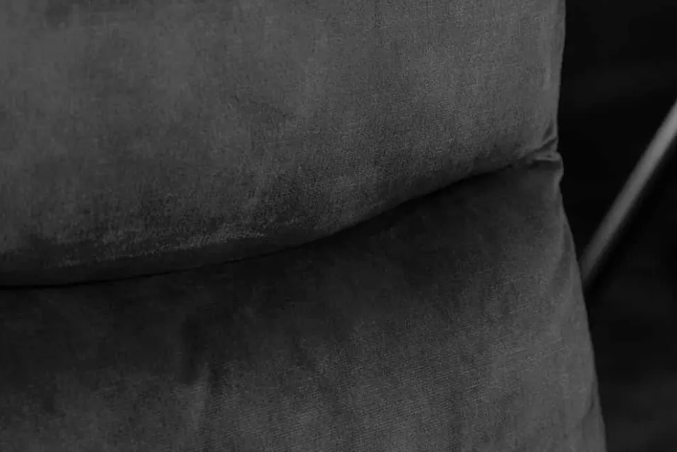 Moderner Freischwinger Stuhl COMFORT grün Samt mit Komfortgriff