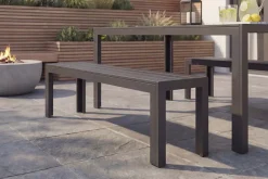 Moderner Gartentisch DESIGNO 205cm anthrazit schwarz Aluminium wetterfest