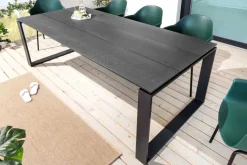 Moderner Gartentisch FLOATING 210cm anthrazit Aluminium In- und Outdoor Esstisch