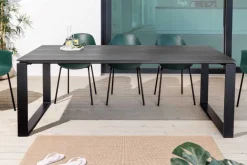 Moderner Gartentisch FLOATING 210cm anthrazit Aluminium In- und Outdoor Esstisch