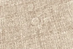 Moderner Hocker SCANDINAVIA champagner Chenille Cremona Metallbeine Fußhocker