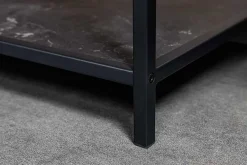 Modernes Bücherregal SLIM LINE 185x135cm graphit Metallgestell