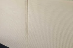 Modernes Boxbett ROCCO 180x200cm beige Cord mit Stauraum und Lattenrost