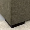 Modernes Ecksofa CITY 240cm grün Strukturstoff 3-Sitzer Couch inkl. Kissen