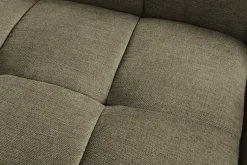 Modernes Ecksofa CITY 240cm grün Strukturstoff 3-Sitzer Couch inkl. Kissen