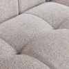 Modernes Ecksofa ZERO GRAVITY 240cm graphit beige Strukturstoff 3-Sitzer Couch
