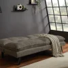 Modernes Schlafsofa COCOONING 190cm greige Cord 3-Sitzer Couch