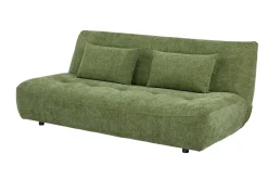 Modernes Schlafsofa ELYPSE 200cm grün Chenille 3-Sitzer Couch inkl. Kissen