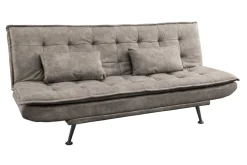 Modernes Schlafsofa JAZZ 190cm antik taupe Microfaser 3-Sitzer Couch