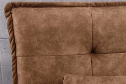 Modernes Schlafsofa JAZZ 190cm antik braun Microfaser 3-Sitzer Couch