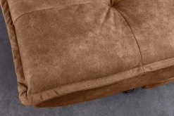 Modernes Schlafsofa JAZZ 190cm antik braun Microfaser 3-Sitzer Couch