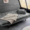 Modernes Schlafsofa JAZZ 190cm grau Cord 3-Sitzer Couch