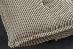 Modernes Schlafsofa JAZZ 190cm greige Cord 3-Sitzer Couch