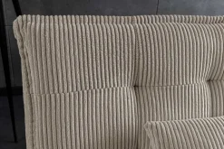 Modernes Schlafsofa JAZZ 190cm greige Cord 3-Sitzer Couch