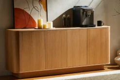 Modernes Sideboard VALHALLA WOOD 180cm natur Eichenholz Kommode