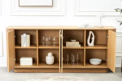 Modernes Sideboard VALHALLA WOOD 180cm natur Eichenholz Kommode