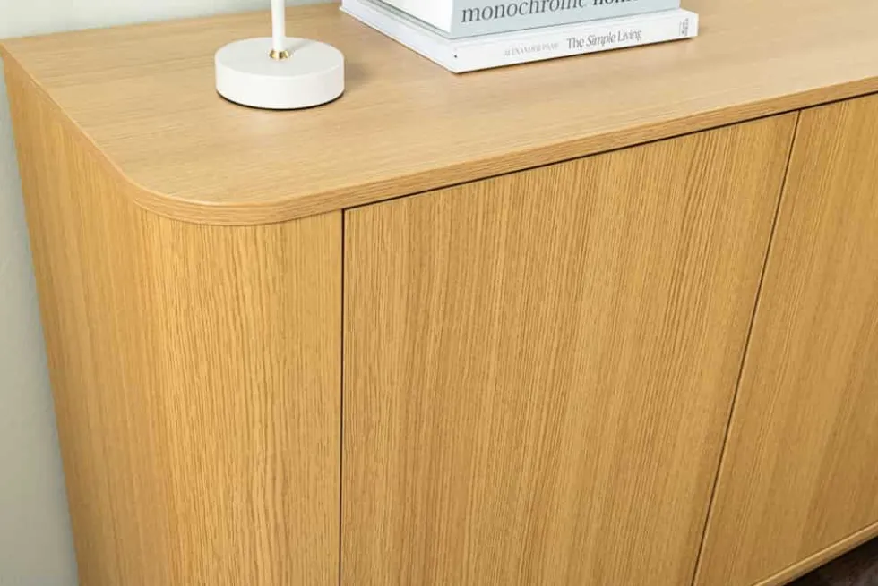 Modernes Sideboard VALHALLA WOOD 160cm natur Eichenholz Kommode