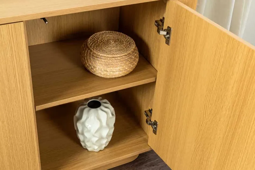 Modernes Sideboard VALHALLA WOOD 160cm natur Eichenholz Kommode