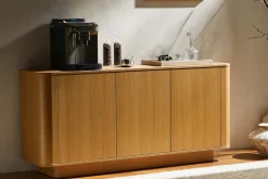 Modernes Sideboard VALHALLA WOOD 160cm natur Eichenholz Kommode