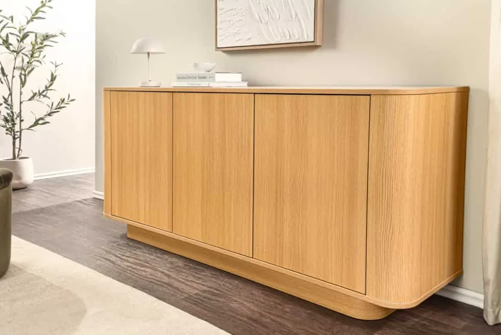 Modernes Sideboard VALHALLA WOOD 160cm natur Eichenholz Kommode